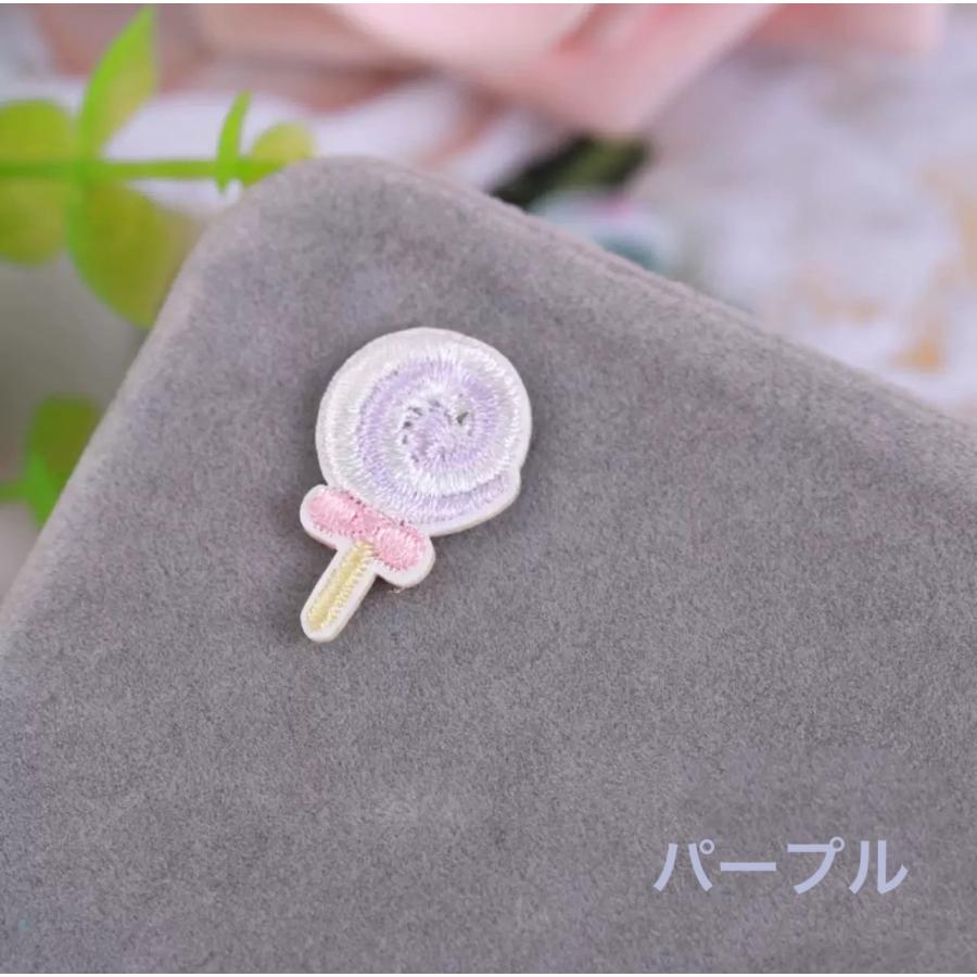 キャンディワッペン 6色セットアップリケ 粘着シール 刺繍 キャンディー キャンデー あめ 飴 アメ ロリポップ |  | 04