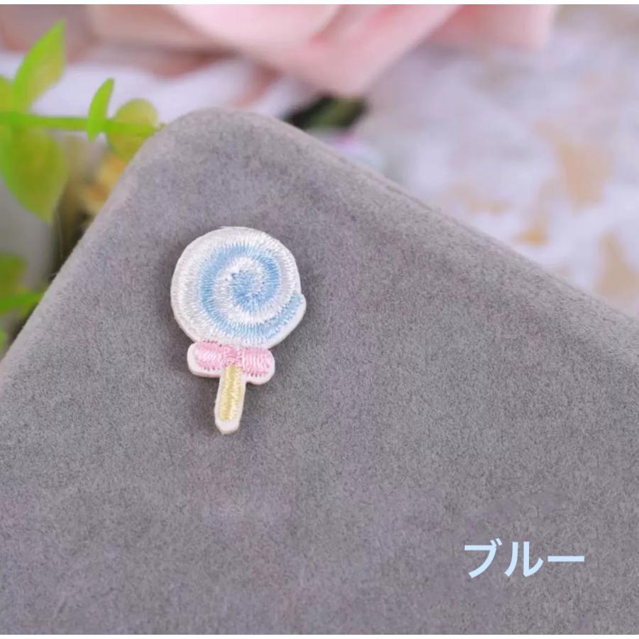 キャンディワッペン 6色セットアップリケ 粘着シール 刺繍 キャンディー キャンデー あめ 飴 アメ ロリポップ |  | 05