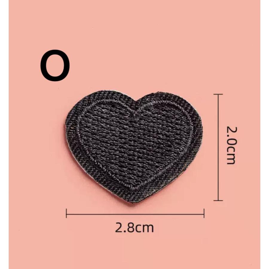 ブラックワッペン アップリケ 大きい 刺繍 シール 粘着 黒 ミリタリー くま クマ ハート 全15種 |  | 19