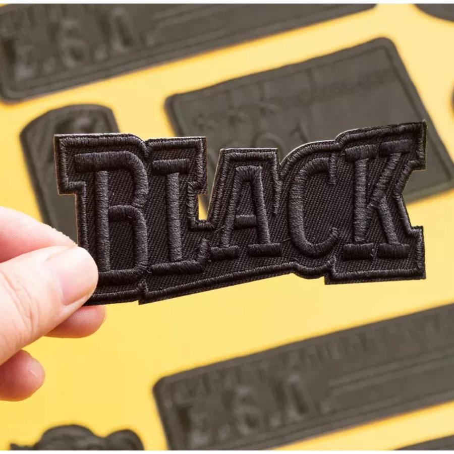 ブラックワッペン アップリケ 大きい 刺繍 シール 粘着 黒 ミリタリー くま クマ ハート 全15種 |  | 03