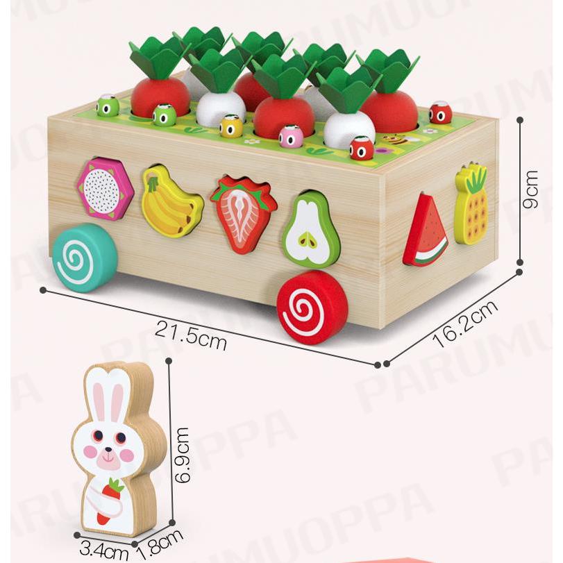 モンテッソーリ 知育玩具 おもちゃ 木製 パズル モンテッソーリ教具 木