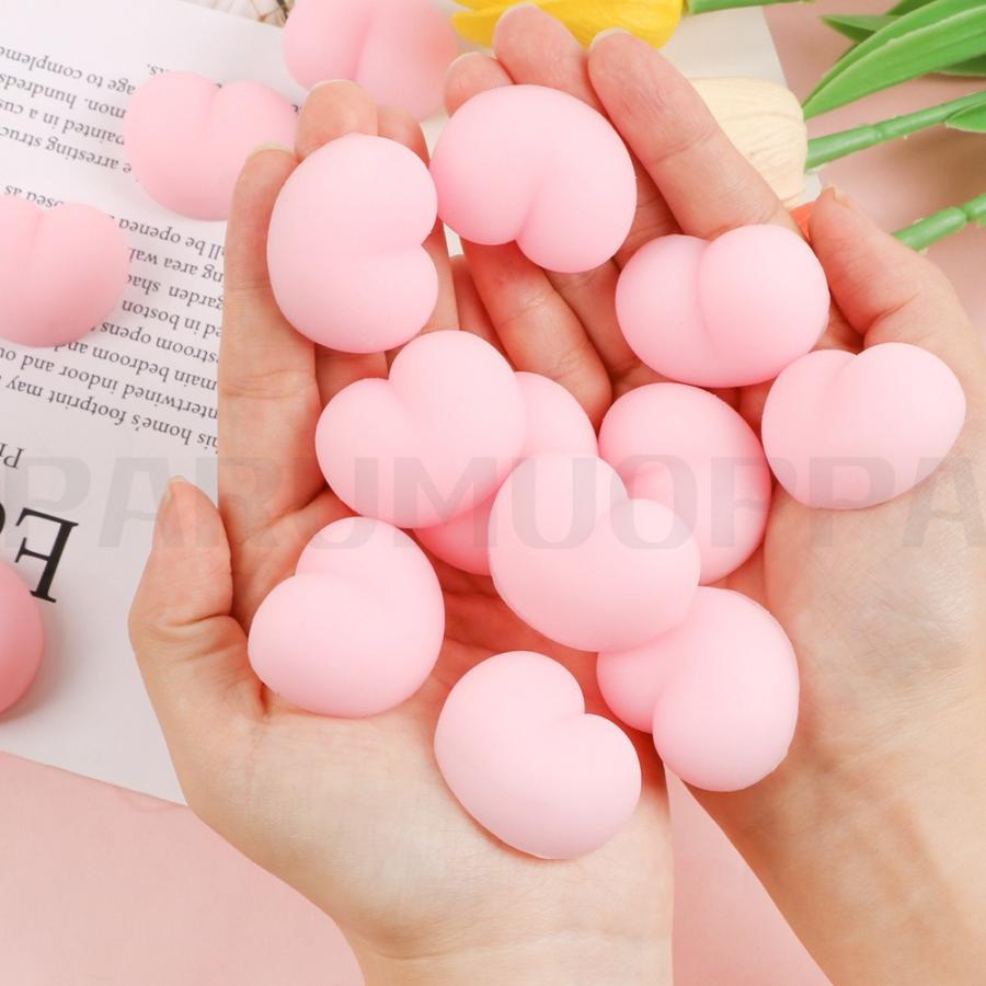 おしり スクイーズ ぷにぷに お尻3D 可愛い 3D 立体 飾り DIY用