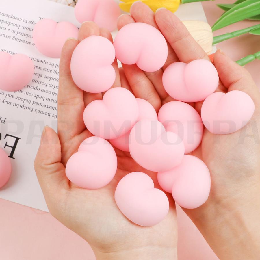 おしり スクイーズ ぷにぷに お尻3D 可愛い 3D 立体 飾り DIY用