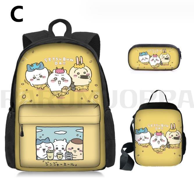 3点セット ちいかわ chiikawa バッグパック リュック グッズ 3点セット ちいかわ chiikawa バッグパック リュック グッズ