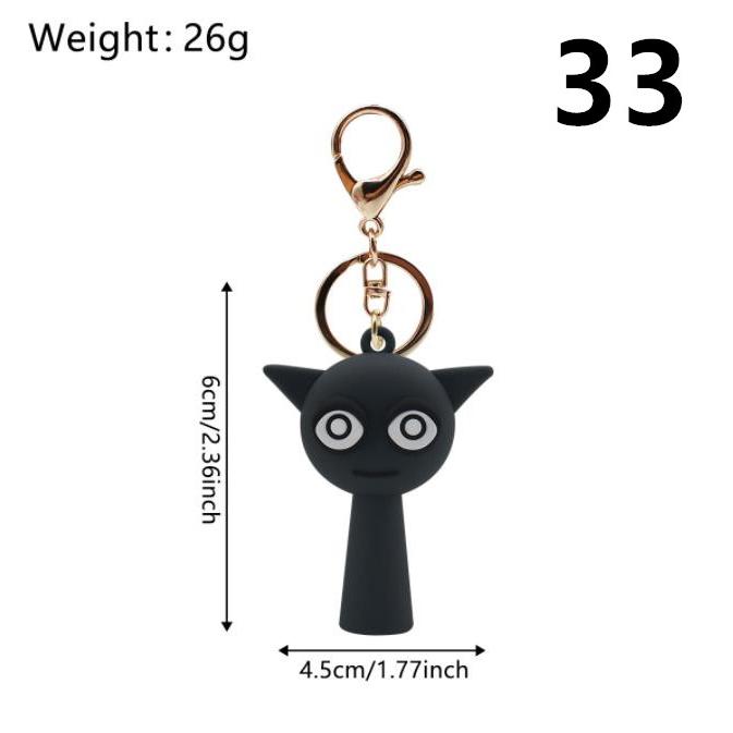 カラー選べる2個セット】 キーホルダー スプランキー sprunki plush