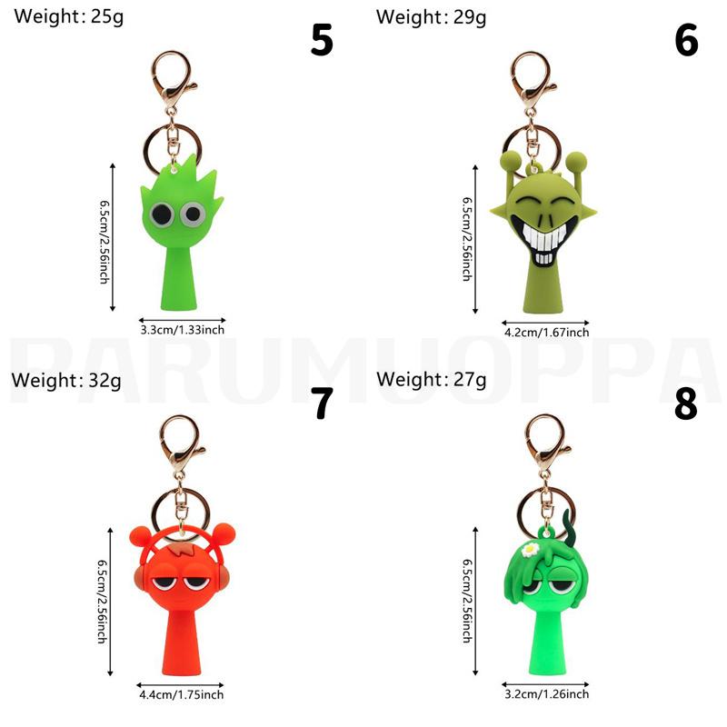 カラー選べる2個セット】 キーホルダー スプランキー sprunki plush