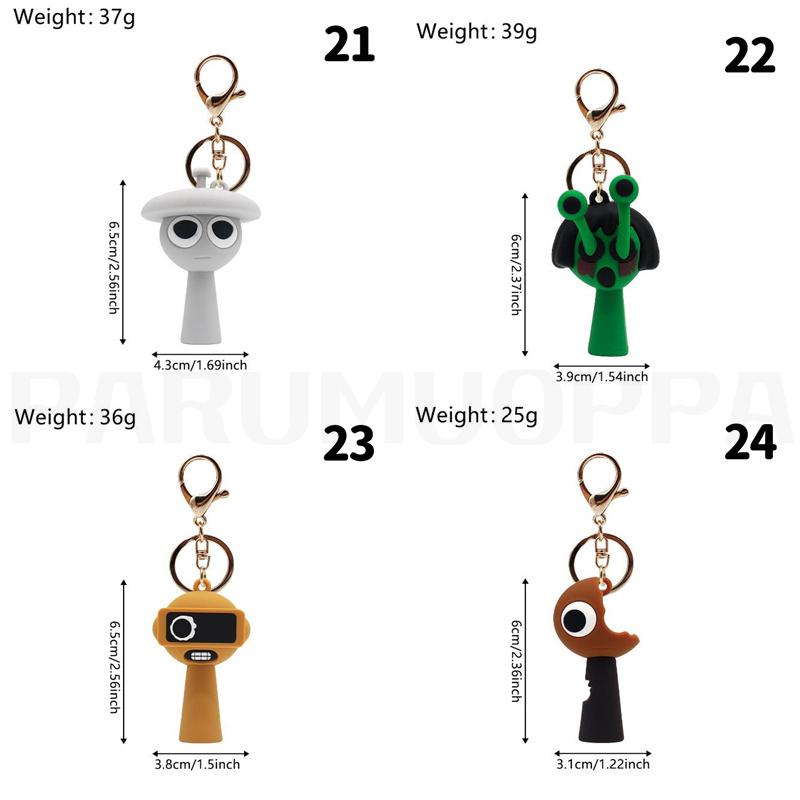 カラー選べる2個セット】 キーホルダー スプランキー sprunki plush