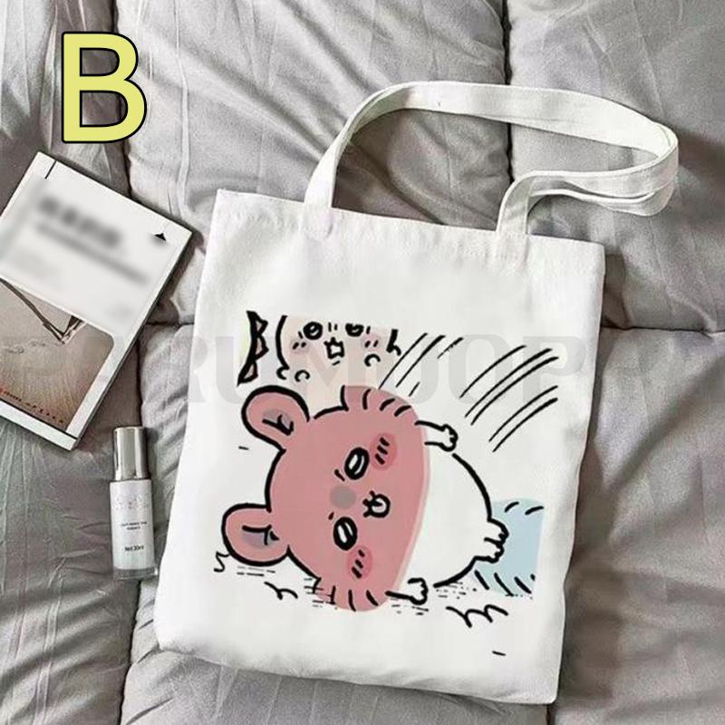 ちいかわ トートバッグ グッズ キャンバス バッグ ハチワレ うさぎ