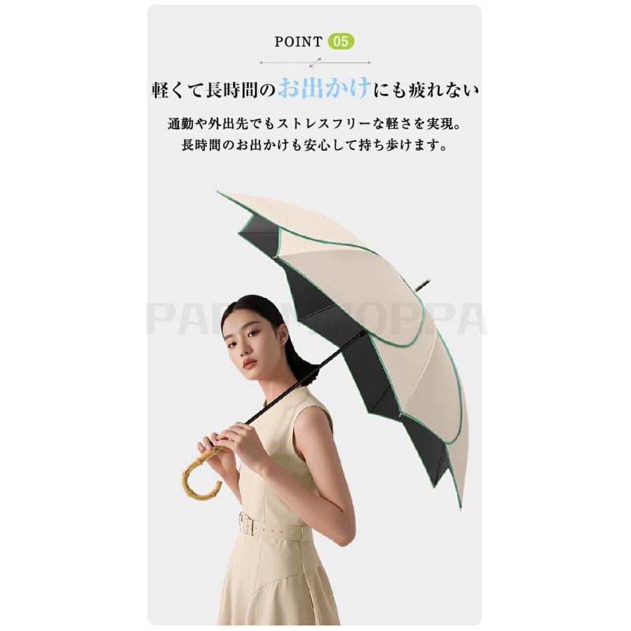 傘 長傘 日傘 雨傘 長柄傘 雨晴兼用 花びら メンズ レーディス