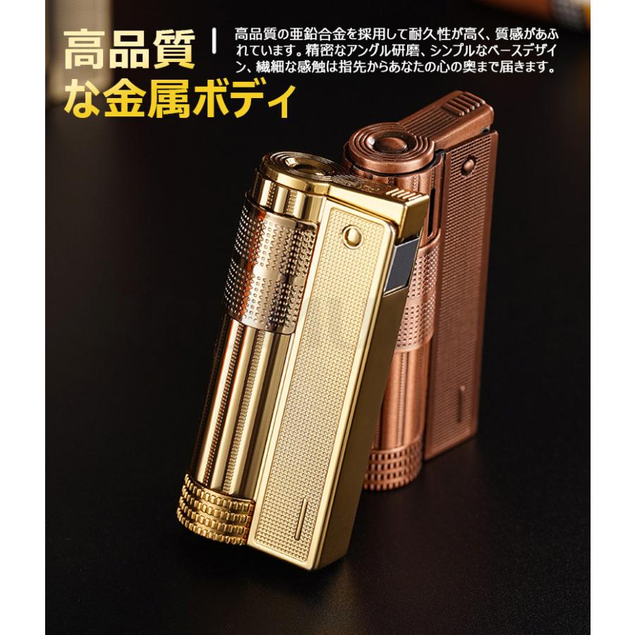 オイルライター 復古スタイル 小型 灯油ライター 軽量 携帯便利