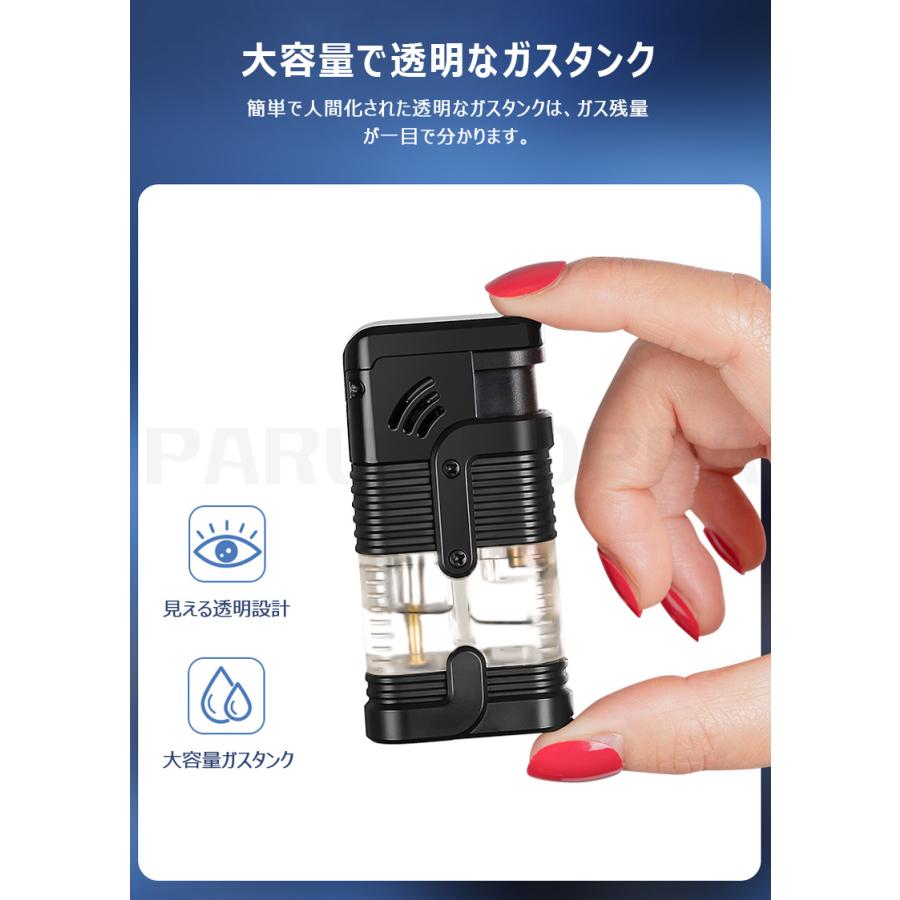 葉巻ライター ジェットライター ガス注入式 トーチライター ガス