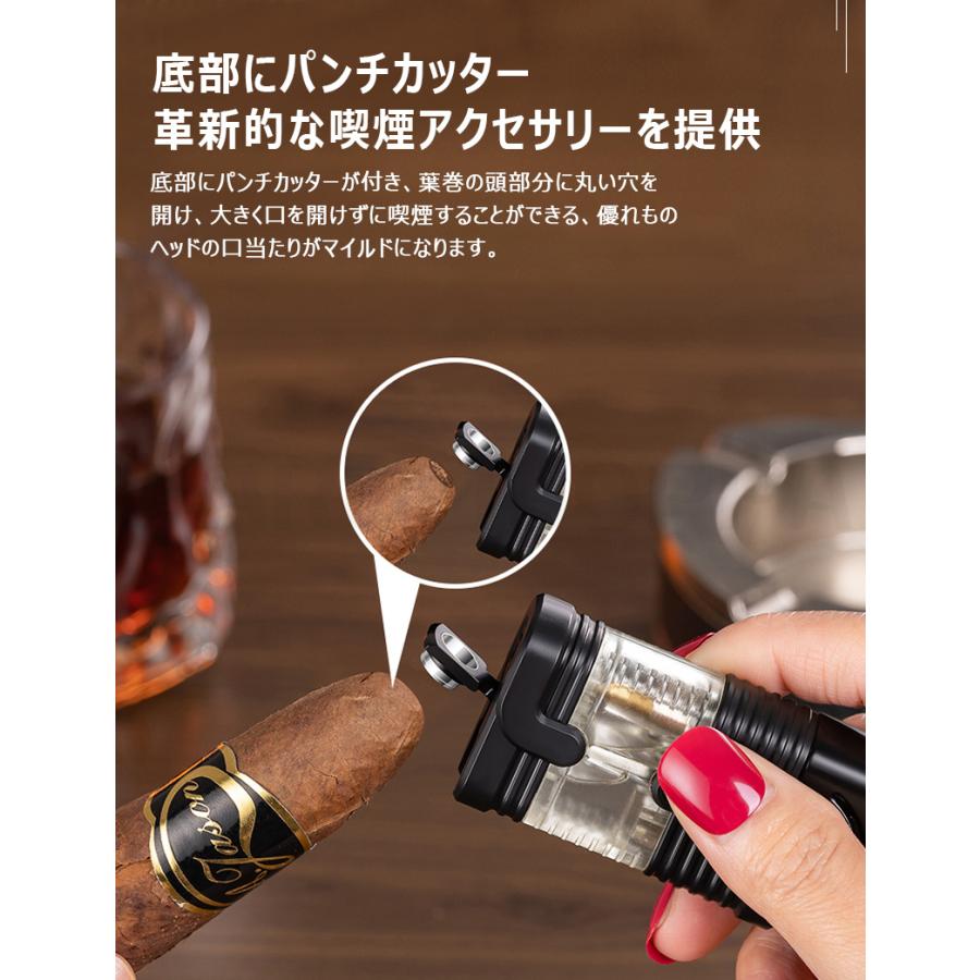 葉巻ライター ジェットライター ガス注入式 トーチライター ガス