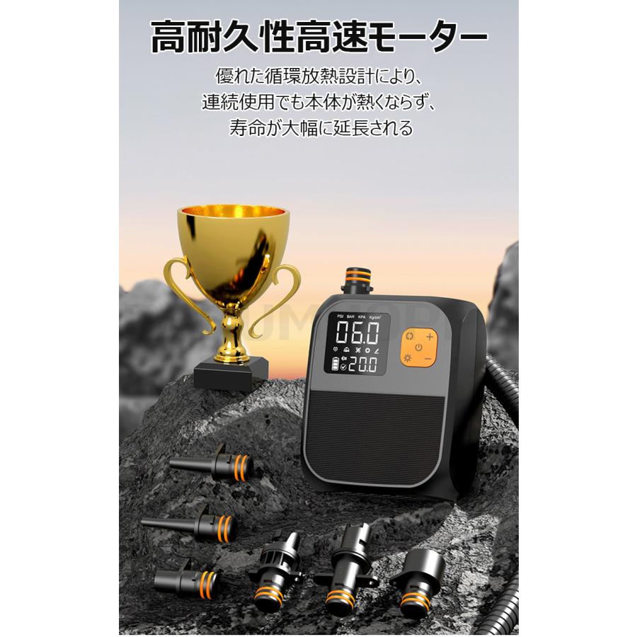 電動ポンプ SUP用 電動エアーポンプ サップ用 25PSIまで対応