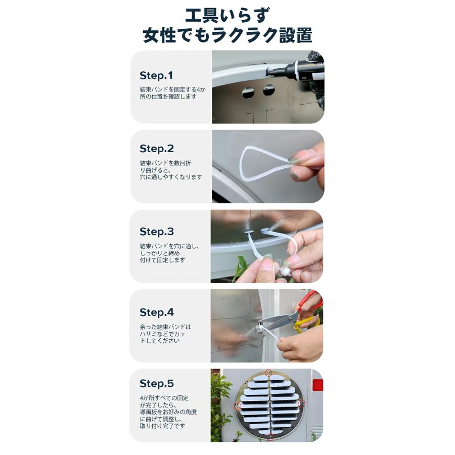 エアコン 風向 調整 板