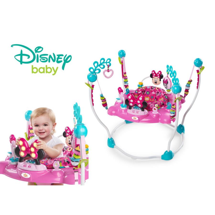 キッズ ツー Kidsii ディズニーベビー ミニーマウスピーカブー アクティビティ ジャンパー 時間指定不可