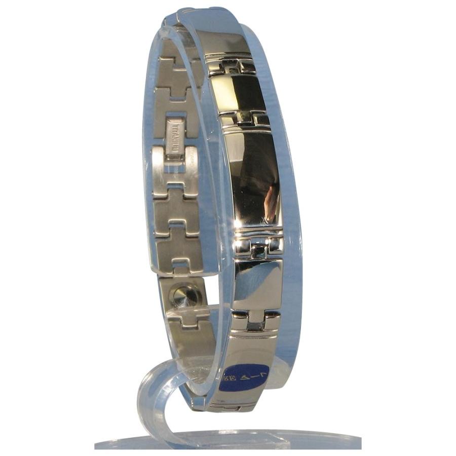 MARE(マーレ) 酸化チタン5個付ブレスレット PT/ IP ミラー 116L (20.5cm) H1103-20L　割引不可