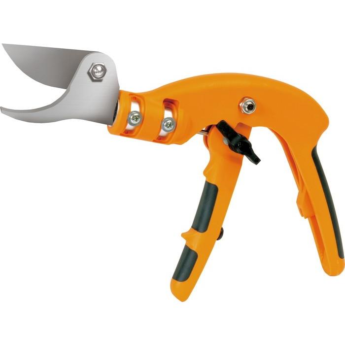 メーカー直送 ピストル型剪定鋏 専用牛皮ケース・手王軍手１双付き 日本製