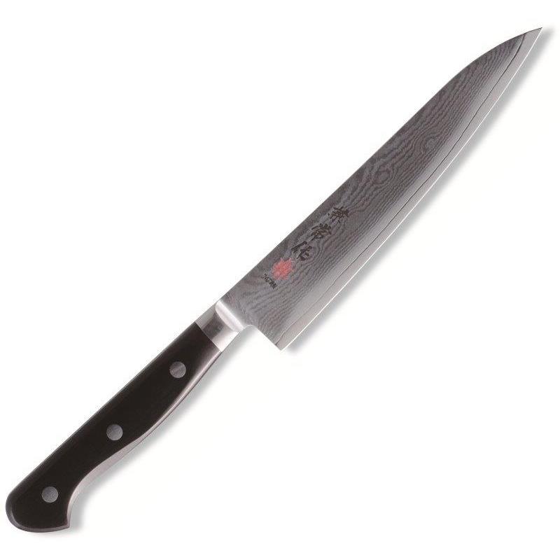 関兼常作 黒合板柄33層ダマスカス鋼 ペティー150mm