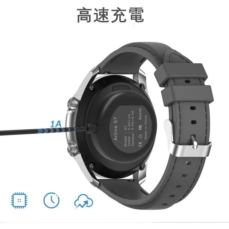 Galaxy Watch4/5/5 Pro 充電器 サムスン ギャラクシーウォッチ 充電ケーブル 1m スマートウォッチアコード wuern｜parvusgradus｜05