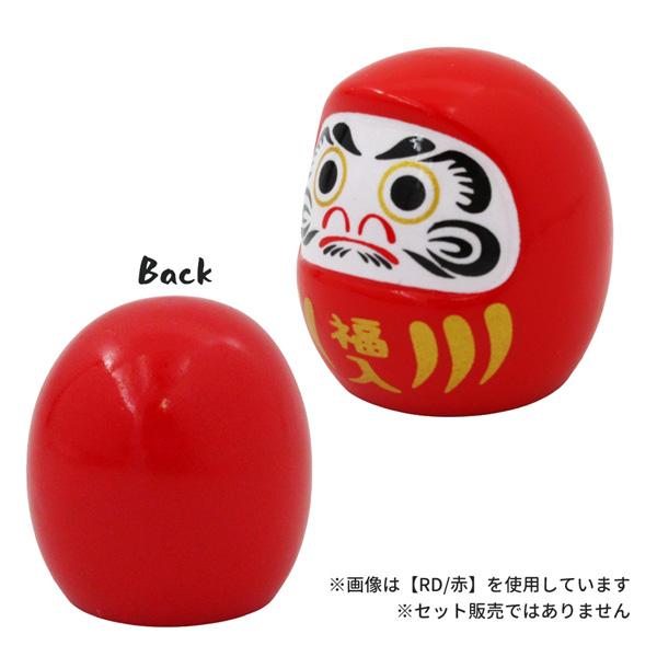 024248 風水だるま置物 赤 白 金 黒 黄 ピンク 青 緑 家内安全 目標