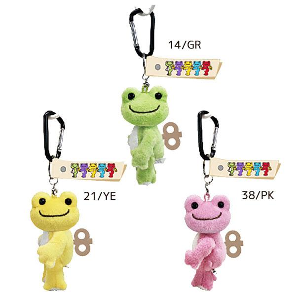 175014-38 かえるのピクルス ピクルスTOYS カラビナ付き