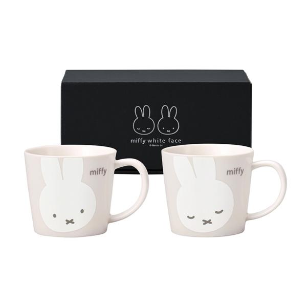 Miffy（ミッフィー） 288750 金正陶器 ホワイトフェイス ペアマグ