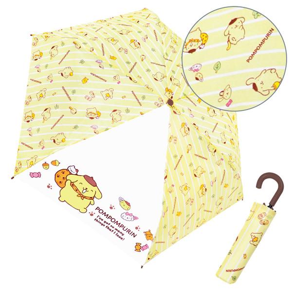 ポムポムプリン 90457 ストライプ キャラクター 折畳傘 53cm SANRIO