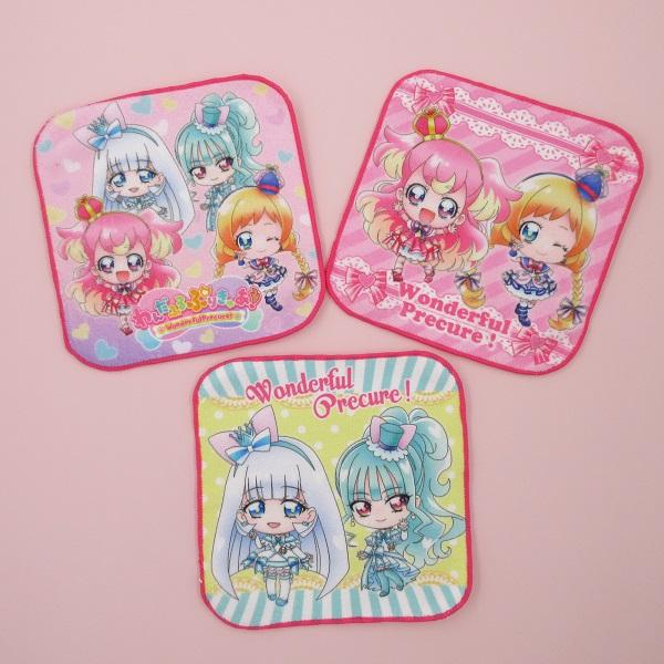 ネコポス便発送可】25552 プリキュア ミニタオル3枚セット わんだふる