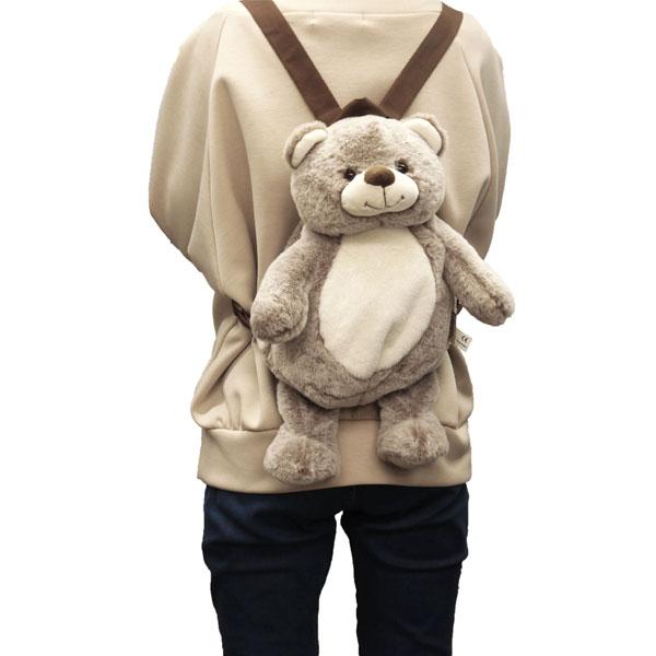 87551-58 ZIP cute アニマル リュック ぬいぐるみ BAG ギフト