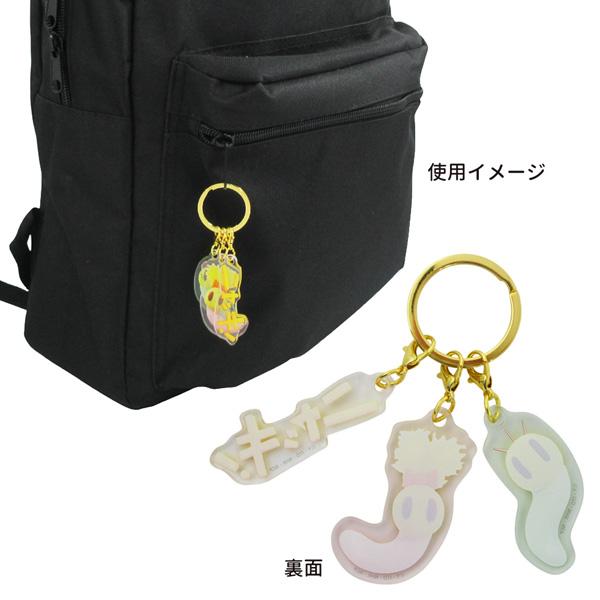 ネコポス便発送可】5546760 ニャッキ 3チャームキーホルダー プチプチ