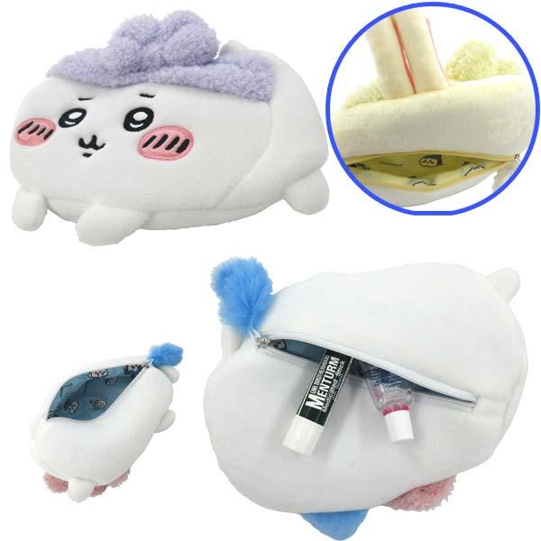 cw46281-83 粧美堂 ちいかわ ダイカット ポーチ ハチワレ うさぎ