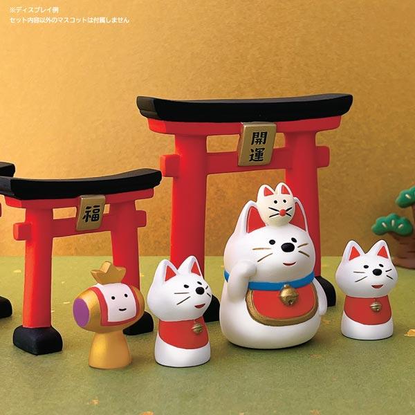 DECOLE（デコレ） kaiunkitune-set「開運招ききつね5点セット 