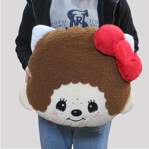 MKT-FC モンチッチ×ハローキティ フェイスクッション monchhichi MKT-FC モンチッチ×ハローキティ フェイスクッション monchhichi