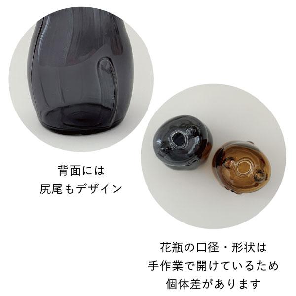 DECOLE（デコレ） LG-16141-43 Glass cat vase ネコの一輪挿し ガラス