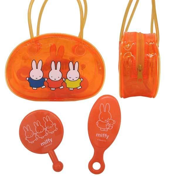 MF19748-49 SHO-BI ミッフィー キッズコスメ ブラシ ＆ ミラー