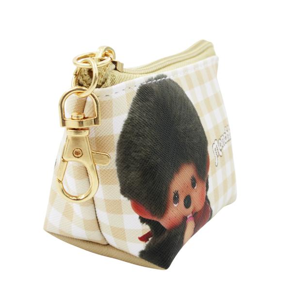 5544447 モンチッチ 三角ミニポーチ チャック monchhichi 小銭入れ