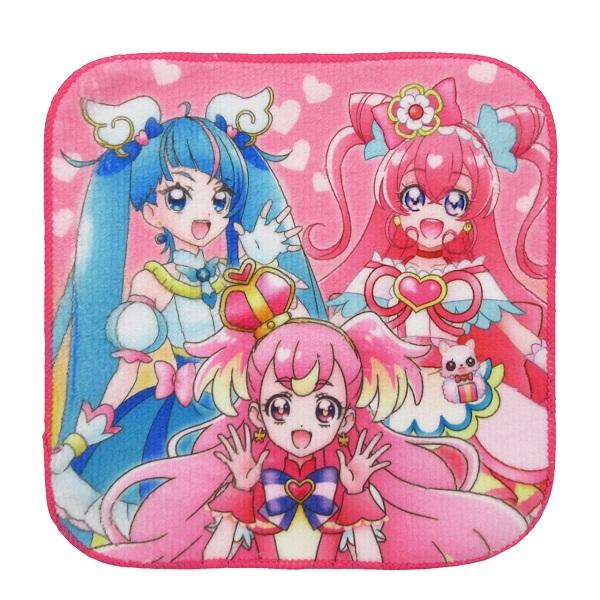 ネコポス便発送可】25553 プリキュア ミニタオル3枚セット わんだふる