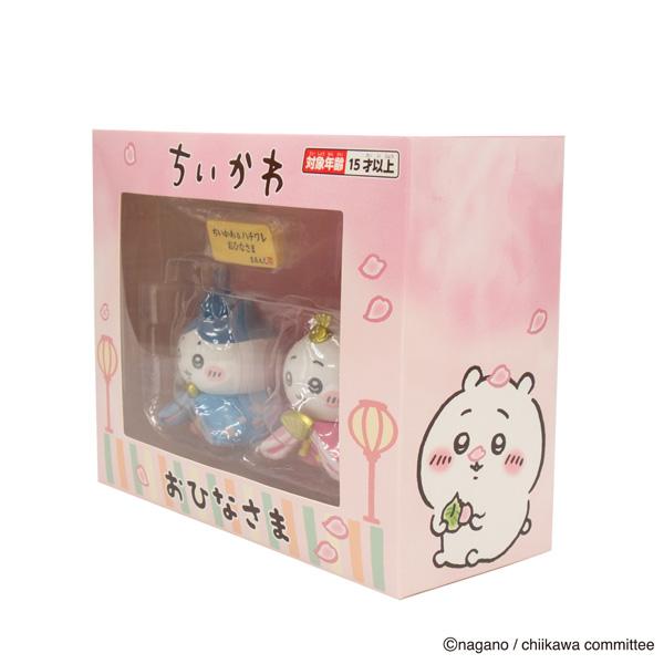 142034 ちいかわ＆ハチワレ ミニ雛人形 おひなさま ミニひな人形 雛