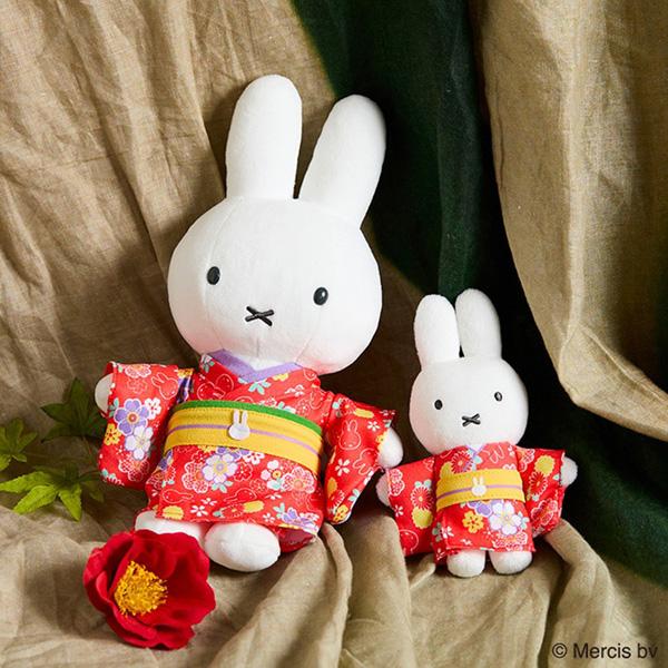 Miffy（ミッフィー） 603992-683-set ジャパネスク 着物 ぬいぐるみ