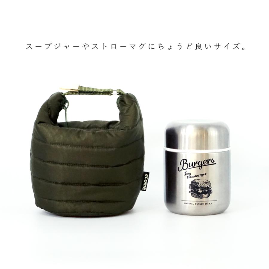 保冷バッグ ミニ 保冷 保温 ランチバッグ 弁当袋 小型 おにぎり お弁当 日本製 撥水 軽量 おしゃれ ゴルフ レディース メンズ Ecorip ラウンドバッグ S | ECORIP | 10