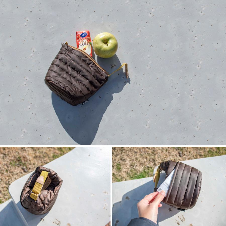 保冷バッグ ミニ 保冷 保温 ランチバッグ 弁当袋 小型 おにぎり お弁当 日本製 撥水 軽量 おしゃれ ゴルフ レディース メンズ Ecorip ラウンドバッグ S | ECORIP | 11