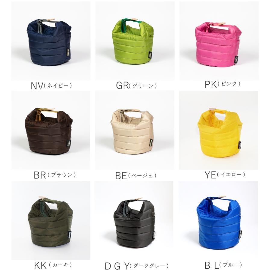 保冷バッグ ミニ 保冷 保温 ランチバッグ 弁当袋 小型 おにぎり お弁当 日本製 撥水 軽量 おしゃれ ゴルフ レディース メンズ Ecorip ラウンドバッグ S | ECORIP | 18