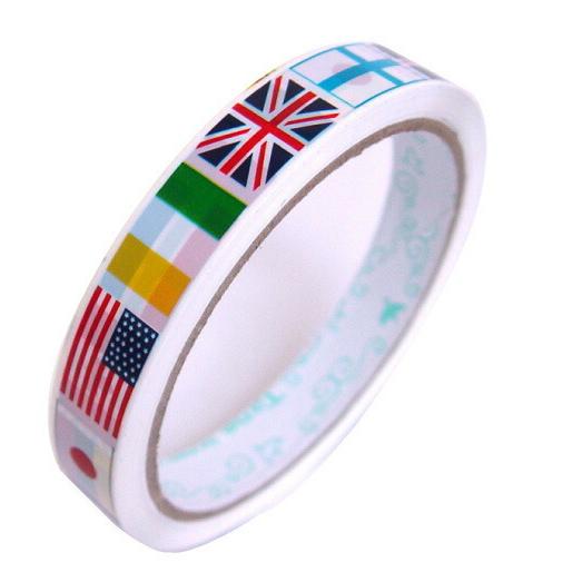 d-tape デコレーションミニテープ フィルム 国旗L | ブランド登録なし