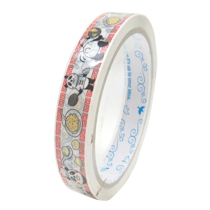 テープ ミニ フィルム d-tape デザインミニテープ ふりふりパンダ中華WH パンダ | ブランド登録なし