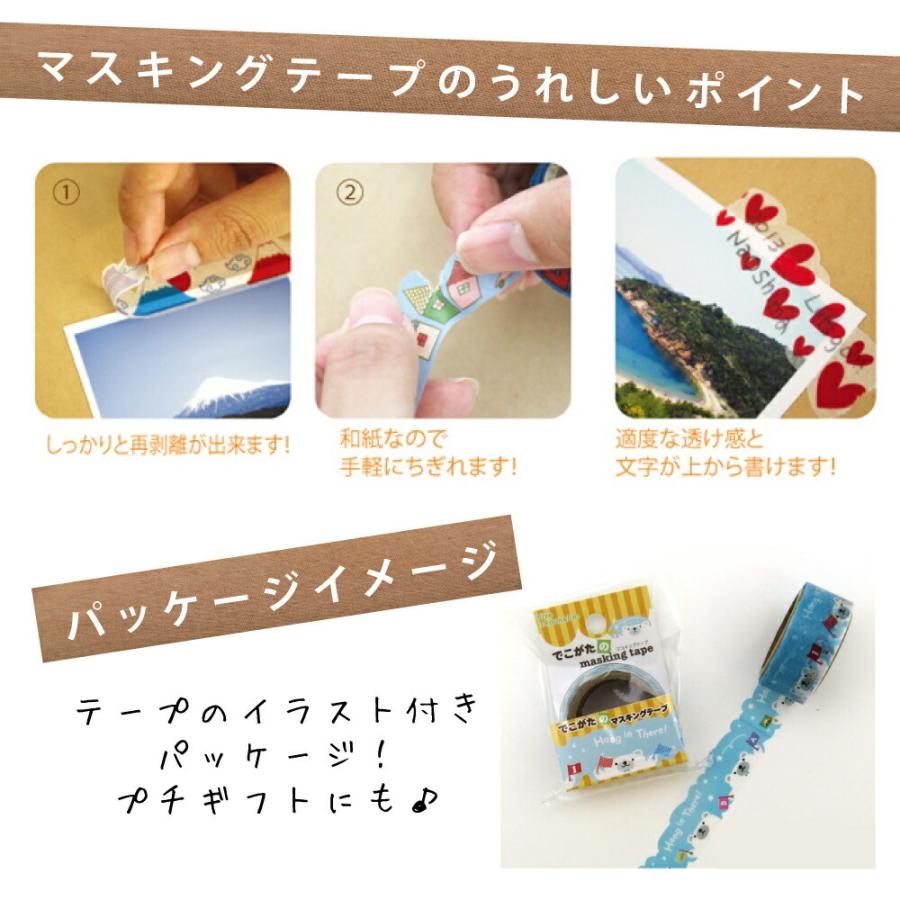 マスキングテープ 再剥離 コラージュ デコレーション アルバム マステ