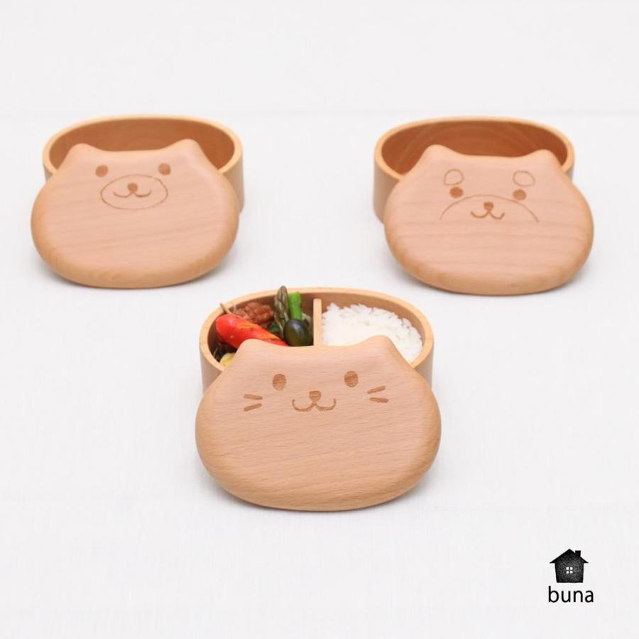 弁当箱 お弁当箱 ランチボックス 女子 男子 子供 1段 Buna アニマルウッド くりぬき弁当箱 300ml 入園 天然木 幼稚園 幼児 お弁当 新生活 ねこ ネコ 無垢材 Pn 2513 Padou 通販 Yahoo ショッピング
