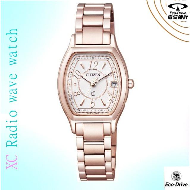 本物の 電波時計 エコ クロスシー Xc 刻印イニシャル5文字無料サービス サクラピンク シチズン チタンケース ユーザーの声にお応えして人気色 サクラピンク の新モデル おすすめ Es9354 69a 3年保証 送料無料 ポイント レディース腕時計