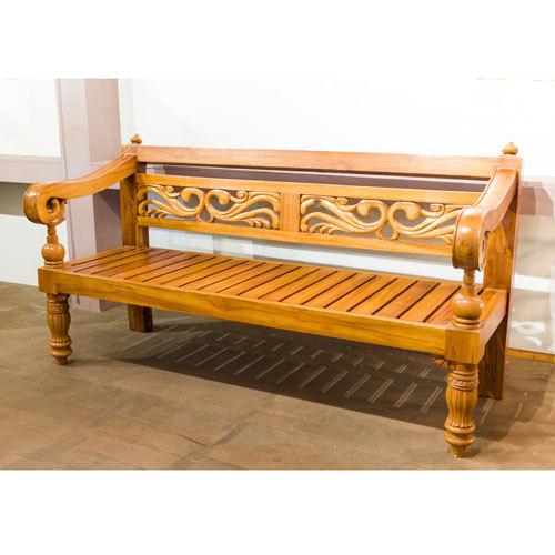 【2026年1月8日以降の発送予定】 チーク カーヴィングベンチ 【XUR2707866269】(97328円)