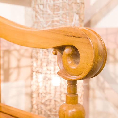 【2026年1月8日以降の発送予定】 チーク カーヴィングベンチ 【XUR2707866269】(97328円)