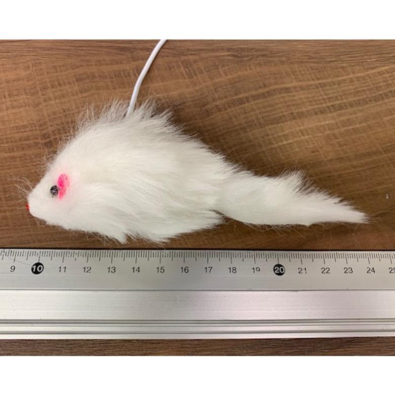 ネズミ君のおもちゃ 1個（猫ちゃん用)【ゴムヒモ 約10cm】キャット